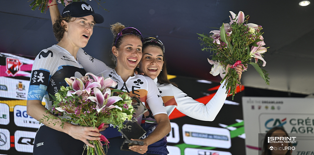 Festa UAE anche al Veneto Women. Persico vince (la sua prima gara del 2025) e Gasparrini chiude terza dietro Reusser