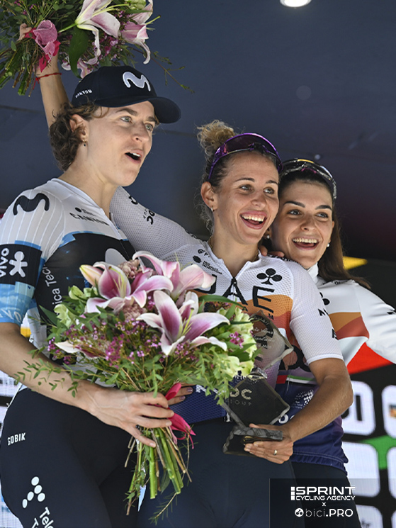 Festa UAE anche al Veneto Women. Persico vince (la sua prima gara del 2025) e Gasparrini chiude terza dietro Reusser