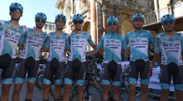 Giro del Veneto 2025, partenza da Vicenza, foto del team VF Group-Bardiani