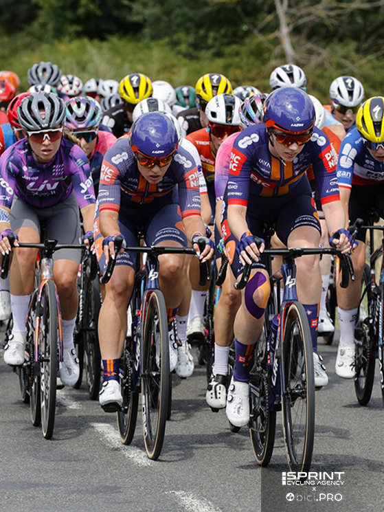 L'ultima ruota nelle volate per Barbieri potrebbe essere Pfeiffer Georgi, che invece sarà capitana nelle classiche più ondulate