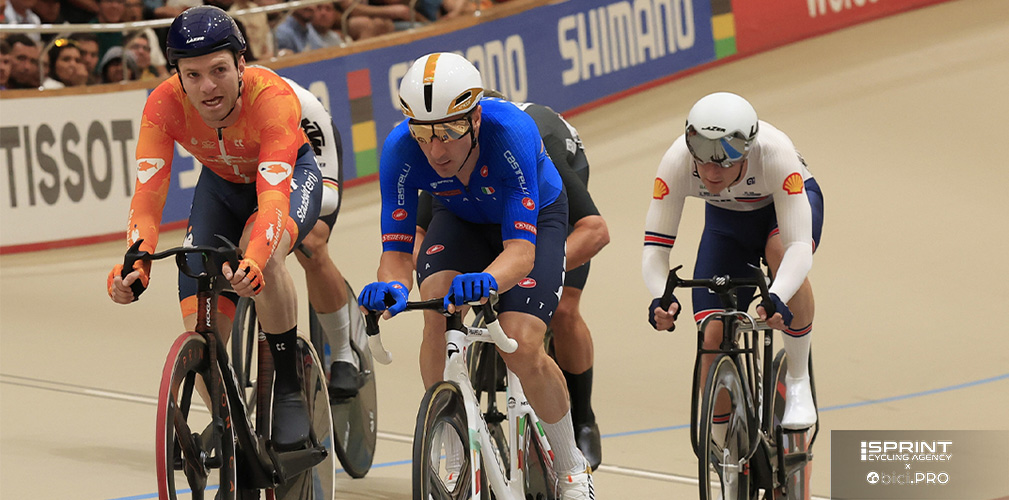 La corsa a punti non era stata molto fortunata per il veronese, ma era stato solo un test