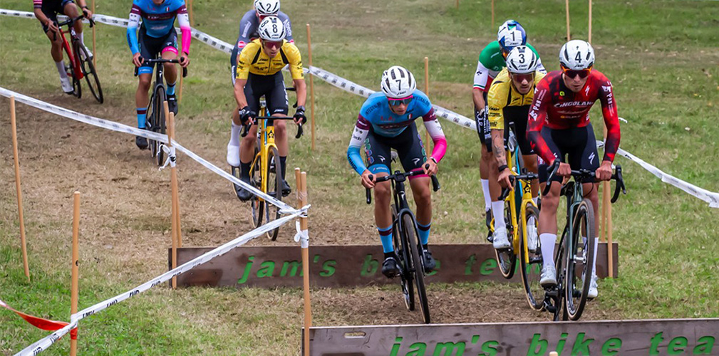 Il friulano della DP66 Pinarello in gara a Osoppo. Per lui l'obiettivo è rientrare in nazionale