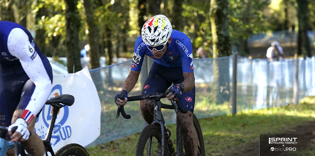 Agostinacchio ha vinto gli europei 2024. Gareggerà sabato, dopo le junior e prima delle Elite