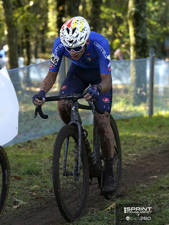 Agostinacchio ha vinto gli europei 2024. Gareggerà sabato, dopo le junior e prima delle Elite