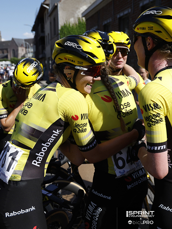 Per Fidanza il reparto delle velociste in Visma sta trovando la giusta affinità