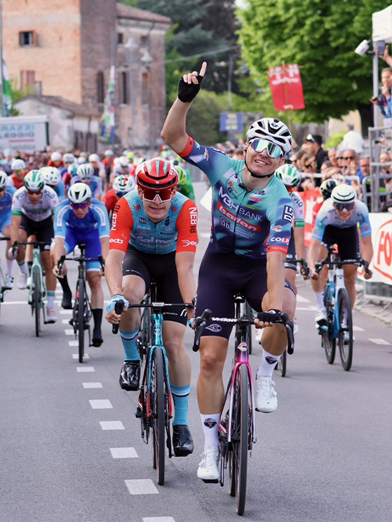 La vittoria di Matteo Fiorin alla Vicenza-Bionde, la seconda nel giro di 24 ore