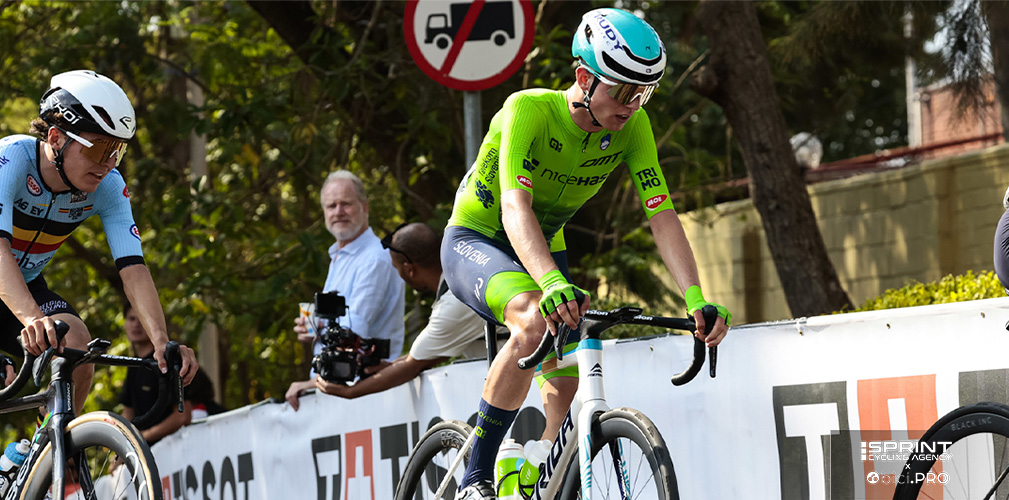 Omrzel a Kigali, con la maglia della nazionale. Nel 2026 gli europei casalinghi saranno un suo obiettivo