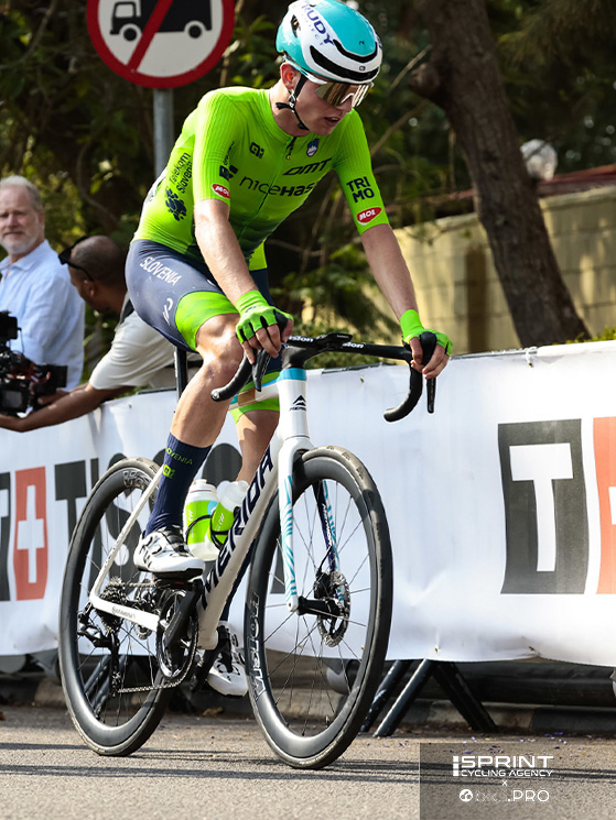 Omrzel a Kigali, con la maglia della nazionale. Nel 2026 gli europei casalinghi saranno un suo obiettivo