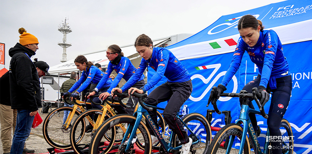 Le juniores al lavoro. A livello giovanile il bilancio azzurro è il migliore della rassegna continentale