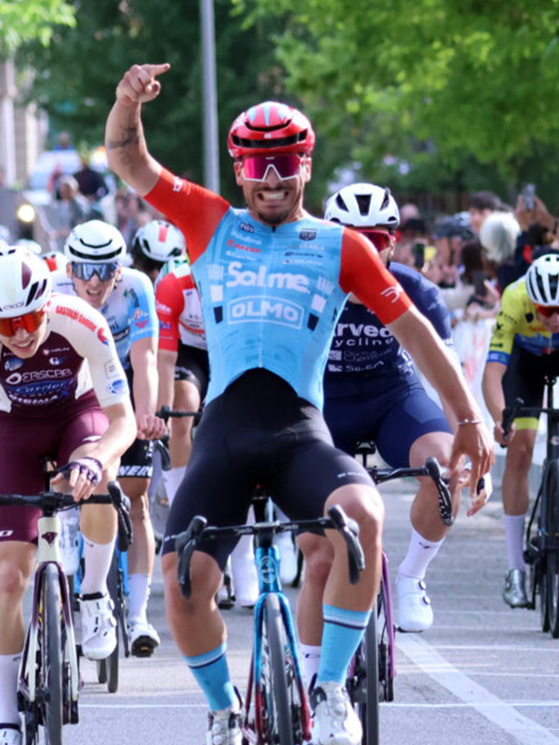 Lorenzo Anniballi, qui vincitore al Memorial Mantovani, uno dei corridori confermati per il 2026