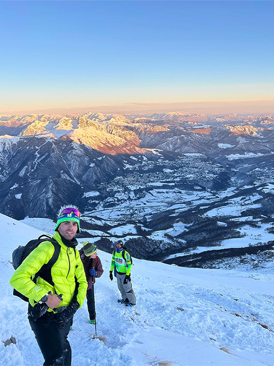 La salita della Grigna è impegnativa, il mal di gambe è una nota comune (immagine Instagram)