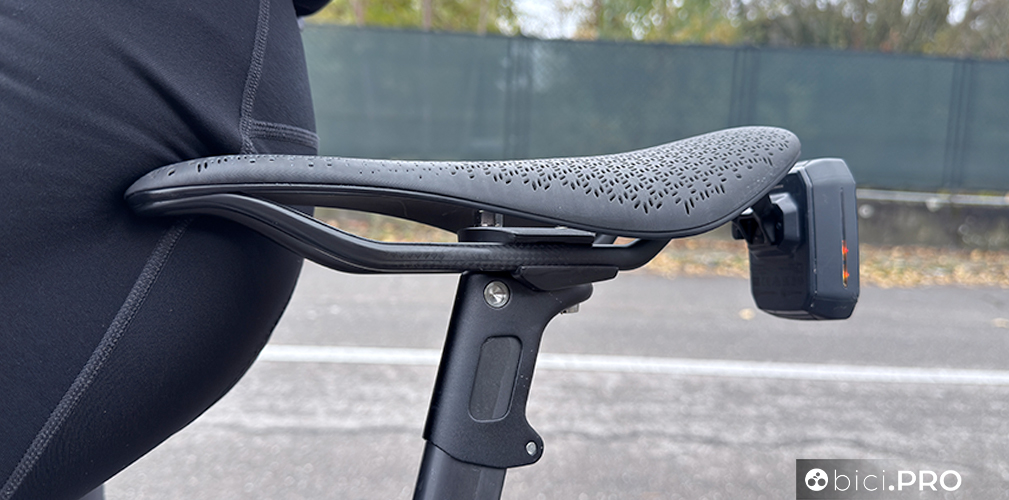 La sella Trek con la tecnologia AirLoom, stampo 3D reticolare