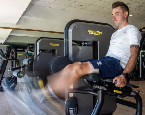 Elia Viviani, palestra (foto Instagram Elia Viviani)