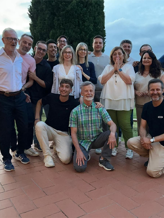 Il team di Abus Italia, una squadra molto affiatata