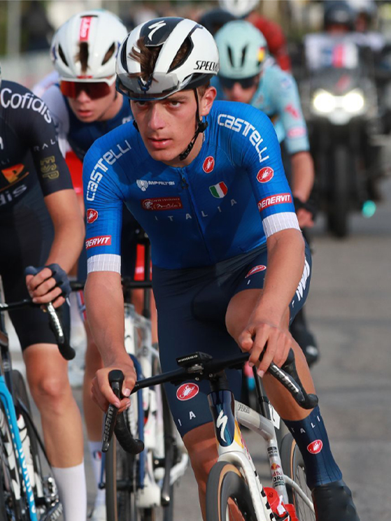 Roberto Capello, Italia, europeo juniores 2025 (Philippe Pradier/DirectVelo)