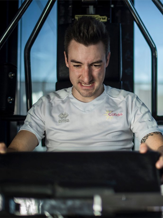 Elia Viviani, palestra (foto Instagram Elia Viviani)