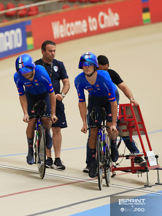 La novità con l'avvento di Salvoldi è che Lamon ai mondiali è partito per secondo