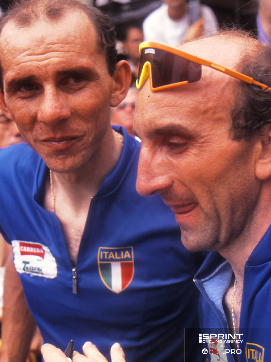 Ghirotto e Perini nel 1992 furono due gregari così forti nella Carrera che Martini li convocò per i mondiali di Benidorm vinti da Bugno