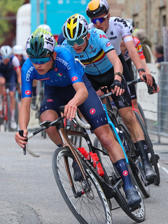 Lo scorso anno invece, correndo l'Eroica in maglia azzurra, Proietti arrivò 11° (photors.it)