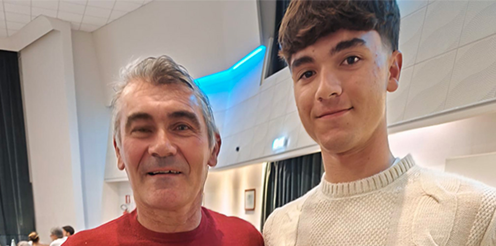 Nella serata di Pesaro, Puerini insieme a Edoardo Fiorini