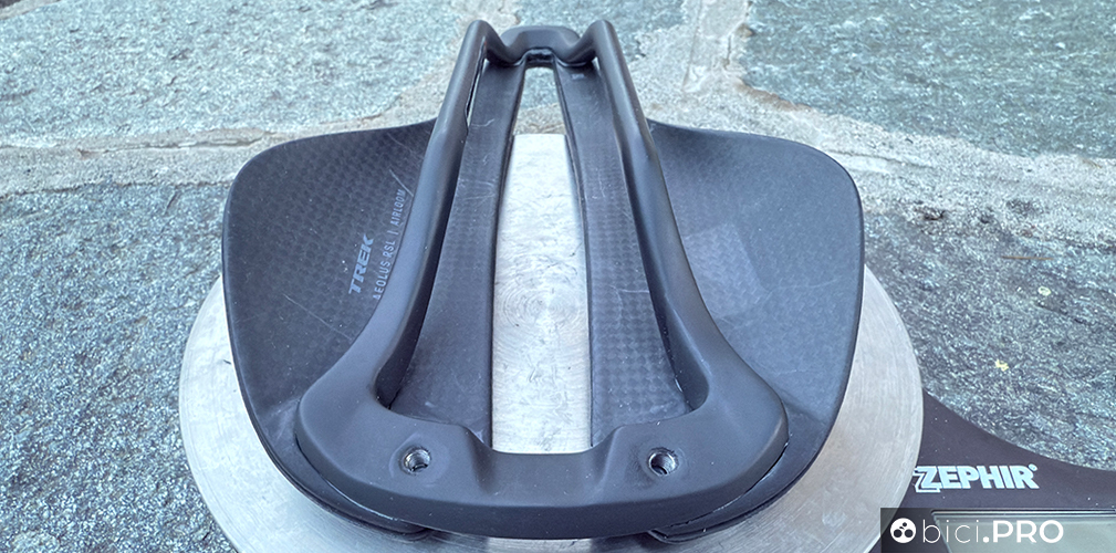 La sella Trek con la tecnologia AirLoom, stampo 3D reticolare