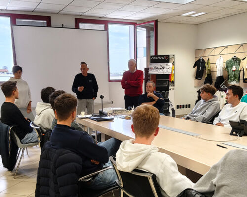 Nalini Academy, visita in azienda Sissio Team, Moa Sport, Mantova, Giuseppe Bovo, Claudio Mantovani