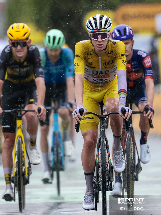 Tour de France 2025, arrivo di Valence, Tadej Pogacar