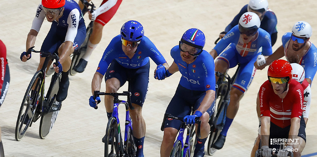 Consonni e Viviani, coppia perfetta nella madison, salita sul podio olimpico di Parigi