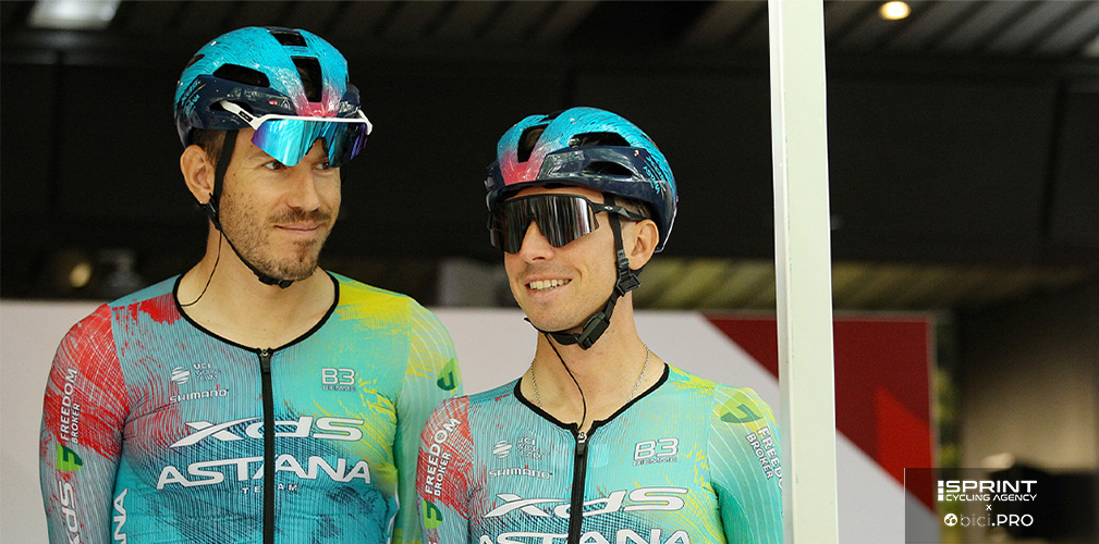 Qui con Ballerini. Fortunato ha contribuito attivamente all'ottima stagione dell'XDS Astana