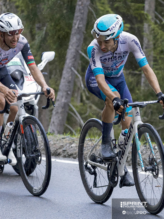 Lenny insieme ad Almeida, il loro duello ha infiammato l'ultimo Giro di Romandia