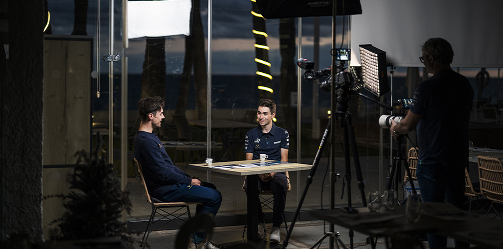 Martinez durante il media day, tra appuntamenti Tv e fuoco di fila di domande sul futuro