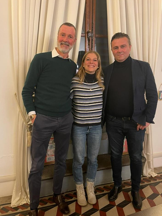 PIccioli e Massimiliano Mori (qui con Vitillo) hanno aperto la PM Cycling Agency una decina di anni fa