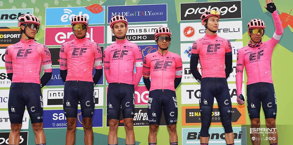 La Nippo ha sponsorizzato molti team, anche nel WT. Qui al fianco dell'Education Post