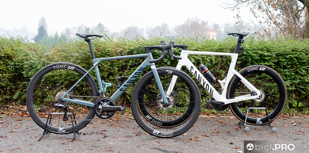 Due Canyon CF SLX a confronto, Aeroad e Ultimate