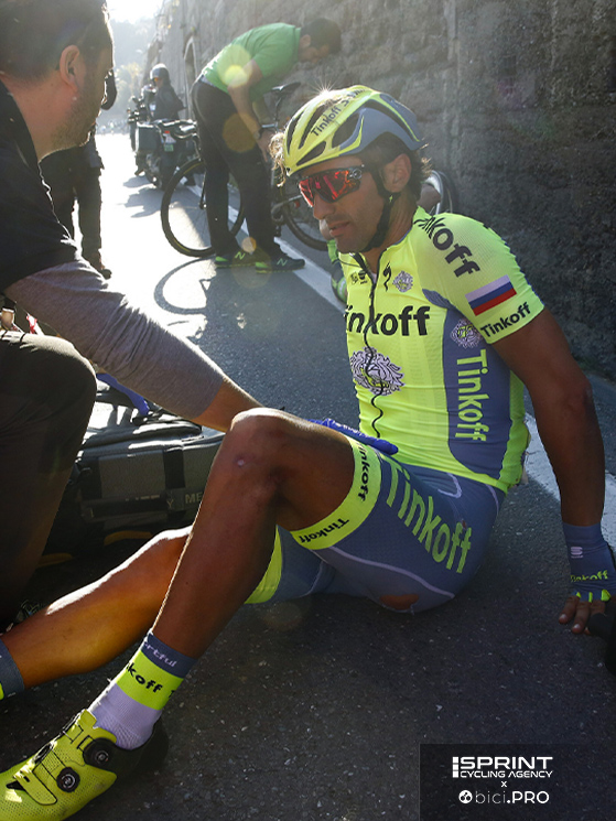 Bennati iniziò a collaborare con Borra dopo la caduta alla Sanremo 2016 che gli provocò la frattura di due vertebre