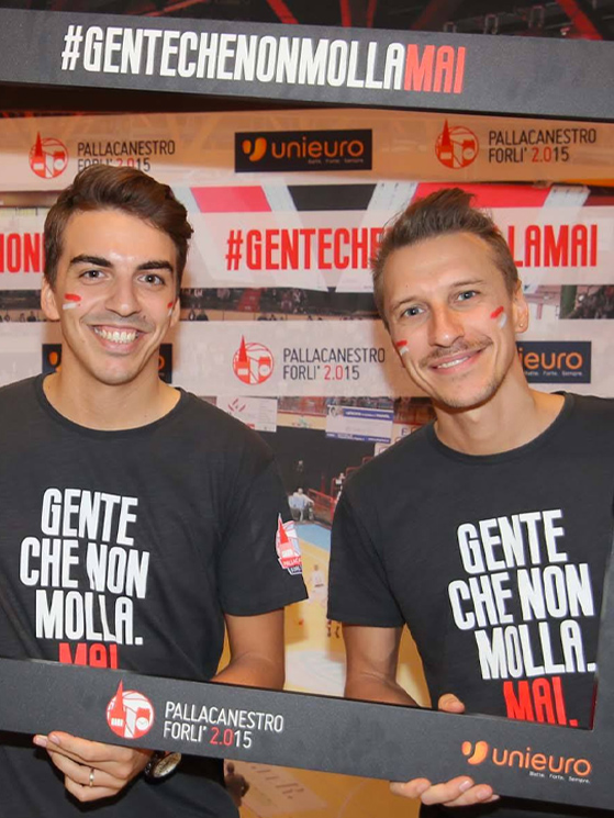 Daniele e Luca Borra, in un'immagine del 2015 di Massimo Nazzaro