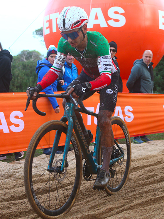 Dopo Agostinacchio, per gli italiani si sono piazzati al 14° posto Ceolin e 16° il tricolore Bertolini (foto A. Di Donato)