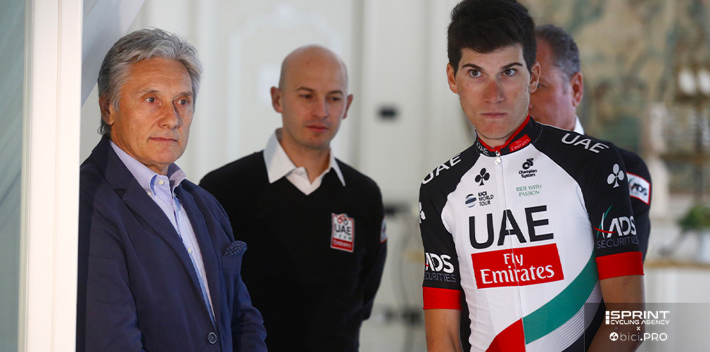 Ravasi neopro' nella UAE di Saronni e Gianetti, che porta in ammiraglia anche Marzano