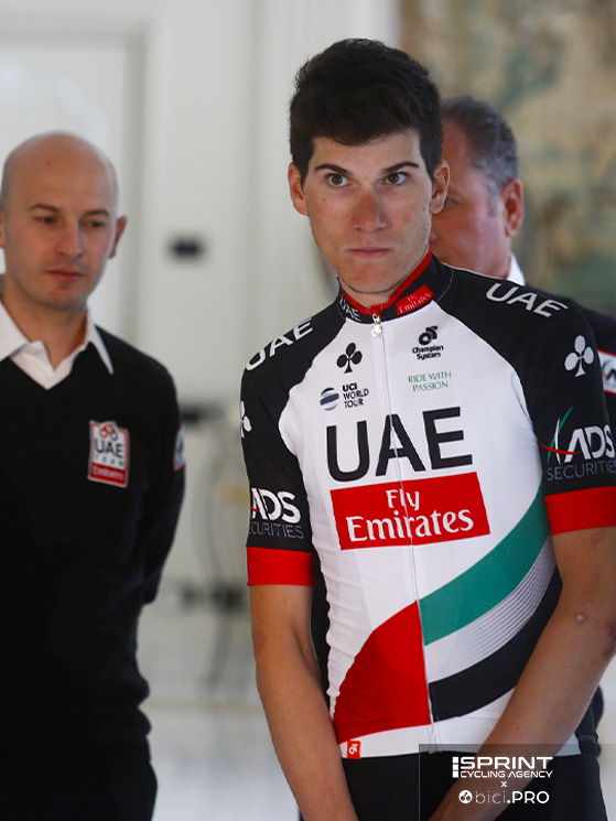 Ravasi neopro' nella UAE di Saronni e Gianetti, che porta in ammiraglia anche Marzano