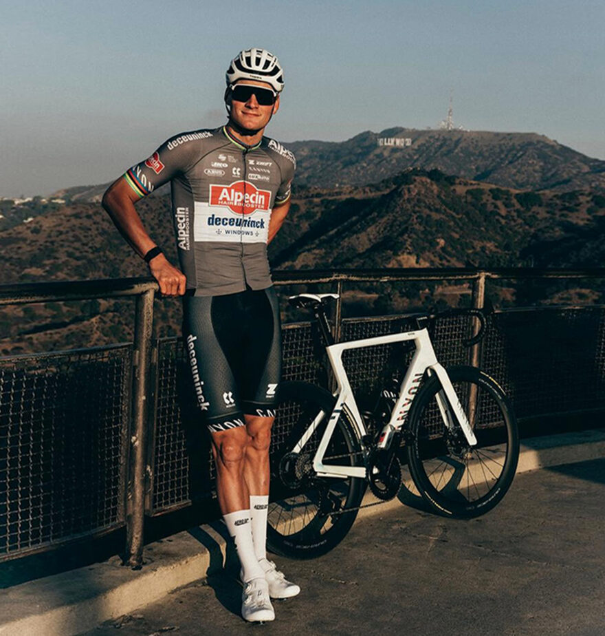 Mathieu Van der Poel, vacanze 2025, California (immagine Instagram)
