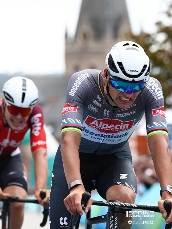 L'ultima vittoria 2025 di Van der Poel è quella di Geraardsbergen al Renewi Tour: che fatica battere De Lie!