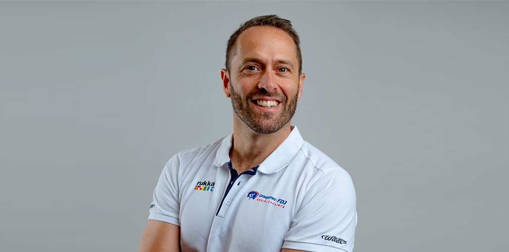 Luca Festa è appena arrivato nello staff dei preparatori alla Groupama-FDJ. Fra i corridori che seguirà c'è anche Gaudu