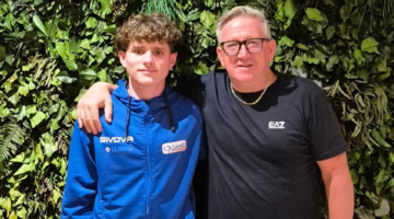 A destra Giuseppe Di Fresco e al suo fianco Riccardo Del Cucina, Team Casano Stabbia 2025