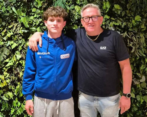 A destra Giuseppe Di Fresco e al suo fianco Riccardo Del Cucina, Team Casano Stabbia 2025