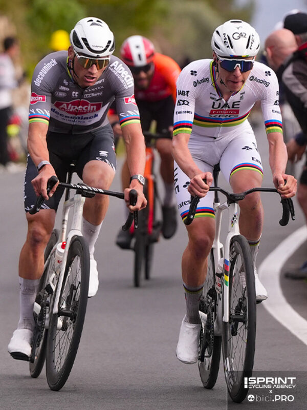 Milano-Sanremo 2025, Poggio, Tadej Pogacar, Mathieu Van der Poel, Filippo Ganna