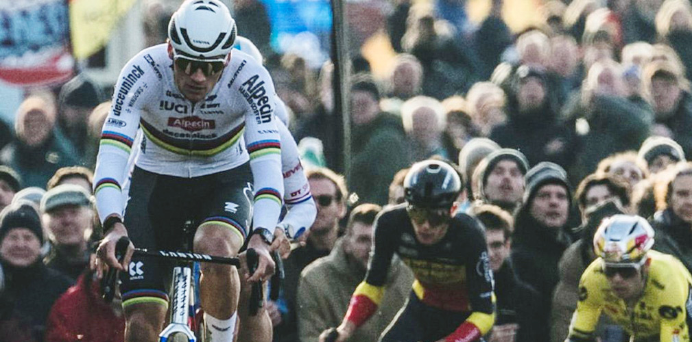 Dopo i 17.600 spettatori di Hofstade per Van der Poel e Van Aert, l'indomani a ZOlder senza l'iridato si è scesi a meno di 5.000 (immagine Instagram: mat_book)