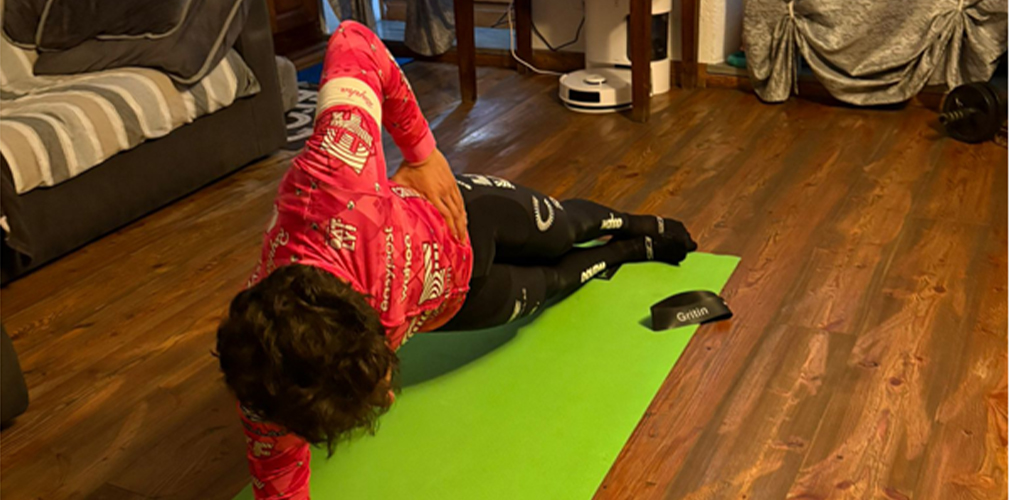 Filippo Agostinacchio, ciclocross, EF Education EasyPost, core, allenamento, corpo libero