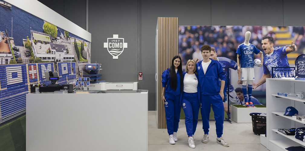 Inaugurazione Decathlon Como, Como Calcio