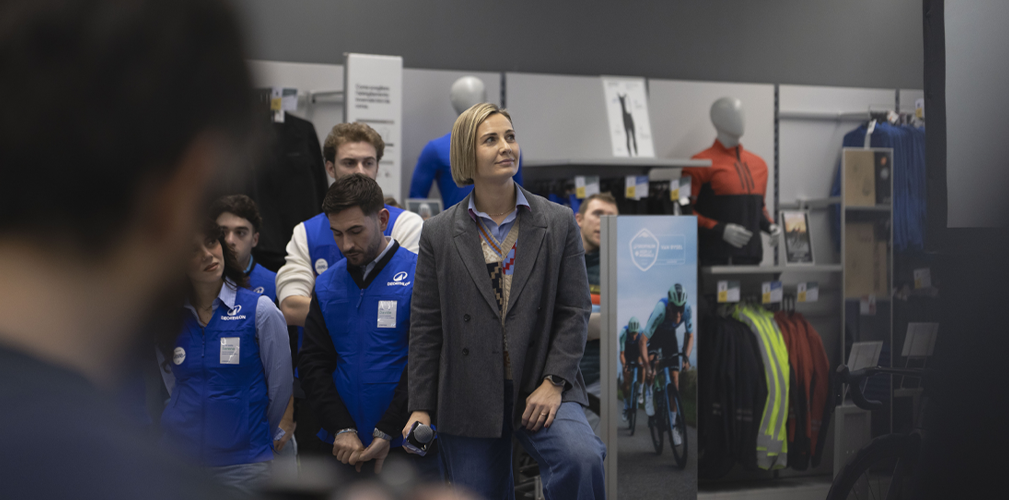 Inaugurazione Decathlon Como, Paola Santini, Marketing Santini Cycling