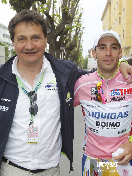 Liquigas, Vincenzo Nibali, Roberto Amadio